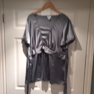 Motherhood Maternity Tie Waist Blouse